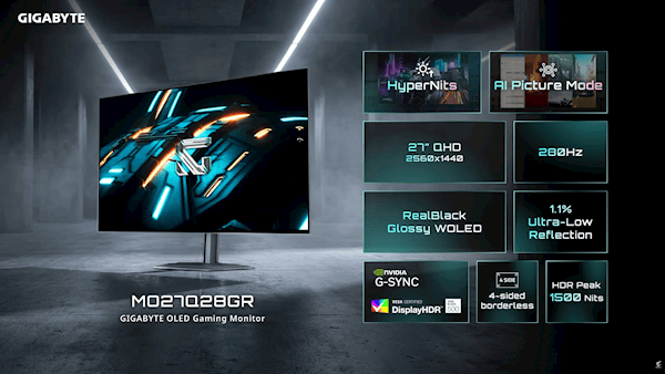 技嘉发布4款OLED显示器：4K、360Hz、带鱼屏全都有-第3张图片-易维数码